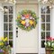 24-Inch Handcrafted Peony & Tulip Wreath with Eucalyptus Leaves – Lifelike Spring & Summer Front Door Wreath for Porch, Mantel, Wall, Farmhouse, Patio & Home Décor